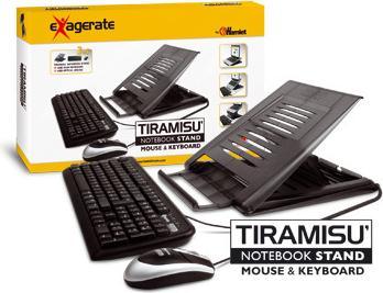 Immagine prodotto Hamlet Kit Tiramisù piattaforma per Notebook con tastiera e mouse usb