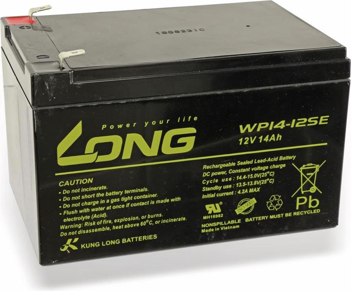 Produktbild Kung Long Bleiakku, 12V-/14Ah, WP14-12SE (12 V, 14 Ah)