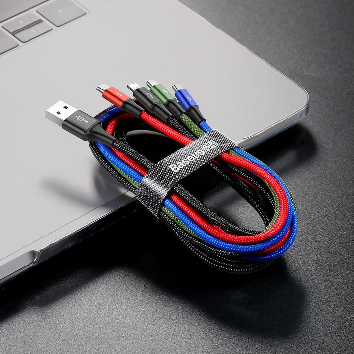 Actual product image Baseus 4in1 (1.20 m, USB 2.0)