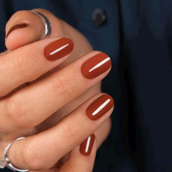 Immagine prodotto MoYou London Strisce per unghie in gel rosso ruggine (Essiccatore smalto per unghie, Rosso arrugginito)