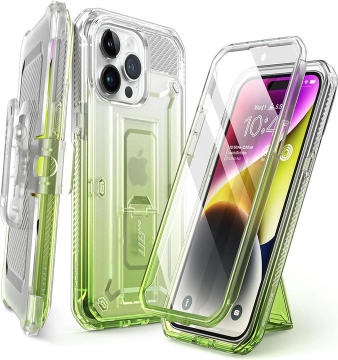 Actual product image Supcase - Unicorn Beetle Pro - iPhone 15 Pro Max - Gradient Green (Apple iPhone 15 Pro Max)