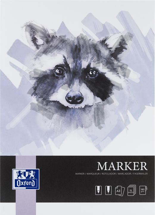 Oxford Markerblock (A3, Nessuna, Copertina morbida)