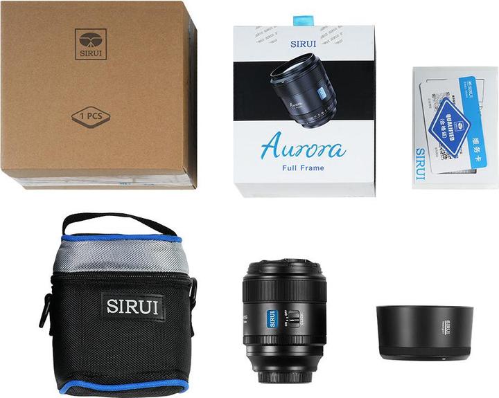 Image du produit Sirui AURORA Series 85mm F1.4 Full-Frame Objectif autofocus (monture Fuji-X) (Fujifilm X, Plein format)