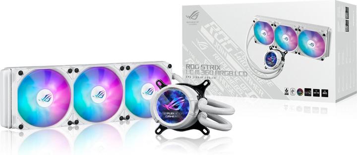 Immagine prodotto ASUS CPC ACC ROG STRIX LC III 360 ARGB LCD Bianco