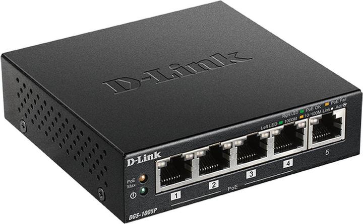 Actual product image D-Link Des-1005p (5 Ports)