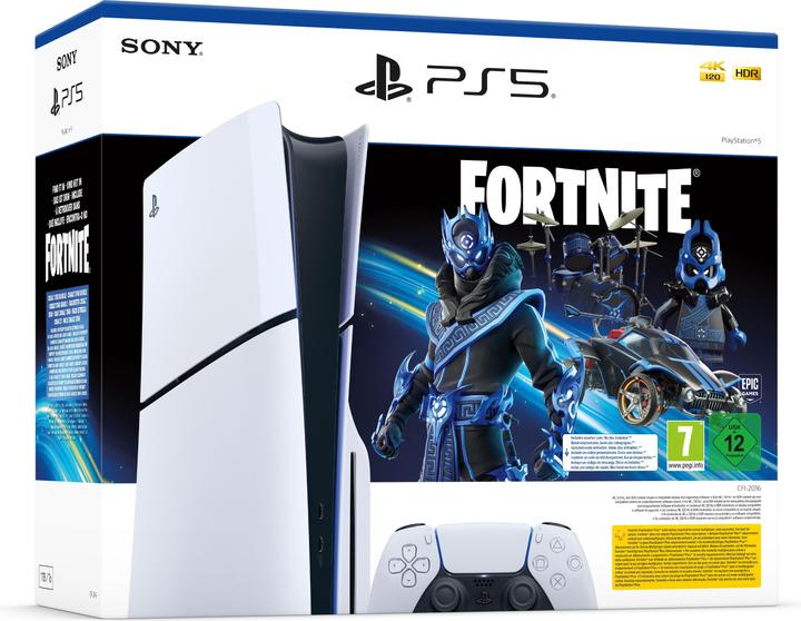 Sony PlayStation 5 Slim Disk Edition – Fortnite Cobalt Star Bundle