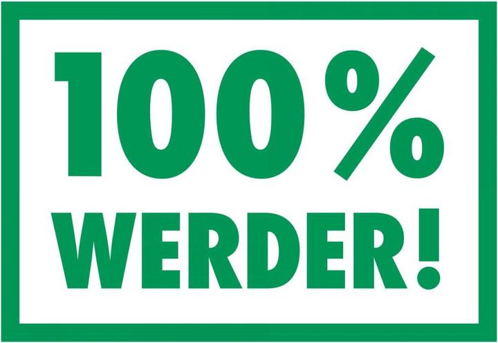 Image du produit SV Werder Bremen Werder Brême 100 pour cent (120 x 83 cm)