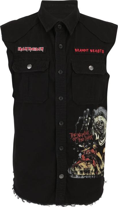 Actual product image Brandit Iron Maiden Vintage Shirt sleeveless NOTB - 192199 (5XL)