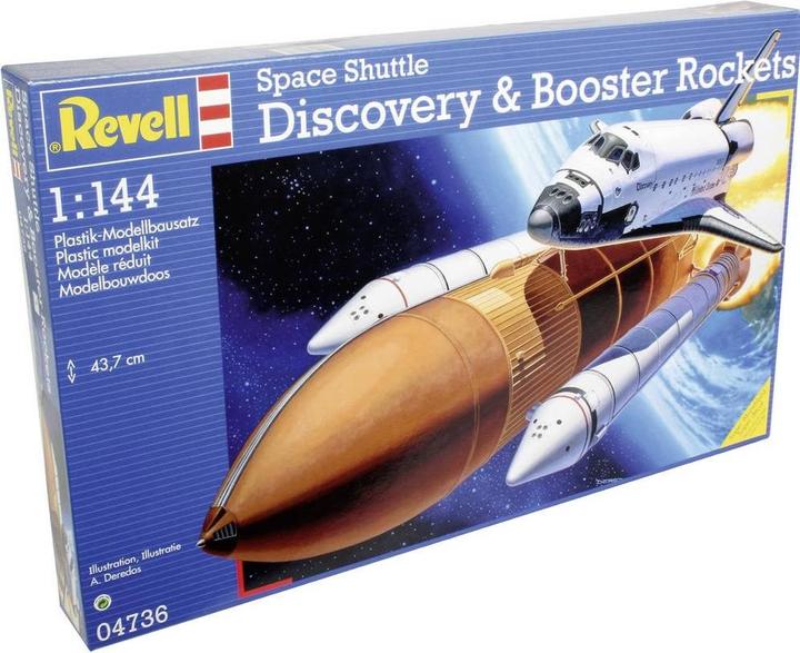 Actual product image Revell Space Shuttle Discovery and Booster Rockets