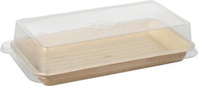 Actual product image Starpak Sushi bowls lit rPET lid "Combi pack (10 x)