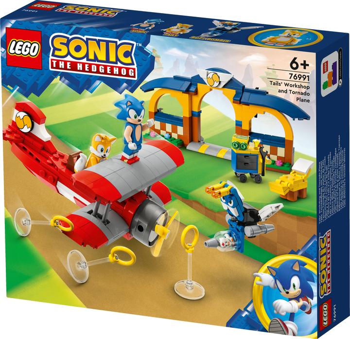 Immagine prodotto LEGO L'aereo tornado di Tails con officina (76991, LEGO Sonic)