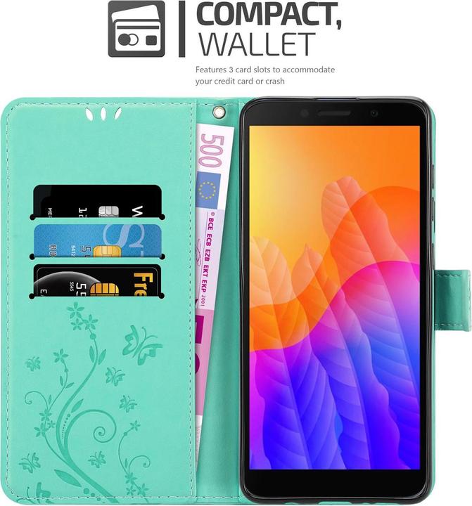 Immagine prodotto Cadorabo Copertina del libro di fiori (Huawei Y5p)