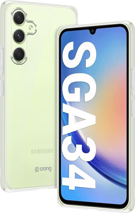 Immagine prodotto Crong Crystal Slim Cover - Custodia per Samsung Galaxy A34 5G (trasparente) (Samsung Galaxy A34 5G)