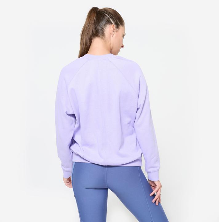 Image du produit Domyos Sweatshirt Damen Baumwollgewebe - lavendel (L)