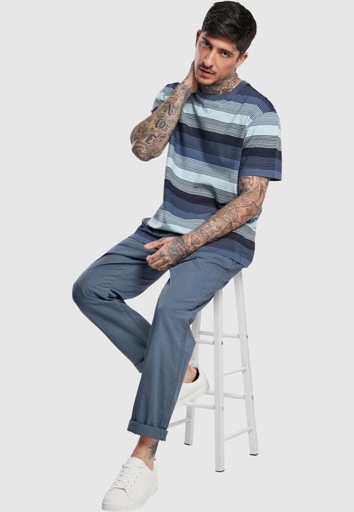 Actual product image Urban Classics Yarn Dyed Sunrise Stripe Tee (L)