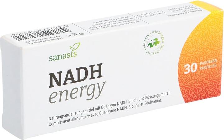 Produktbild Sanasis NADH energy age & active Pastillen (30 Stück, Tabletten, 22 g)