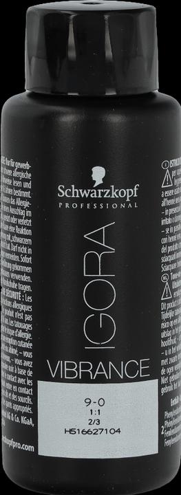 Actual product image Schwarzkopf Professional IGORA Vibrance Hair Tint NEW (9-0 Extra Light Blonde)