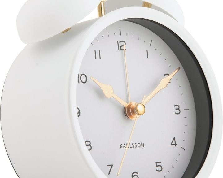 Actual product image Karlsson Classic alarm clock Twin Bell White