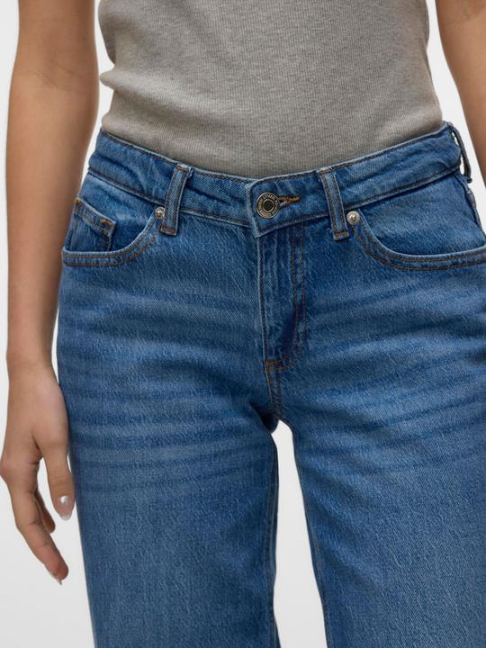 Image du produit Vero Moda VMVANESSA Niedrige Taille Weiter Beinschnitt Jeans Hose mit weitem Beinschnitt (25)