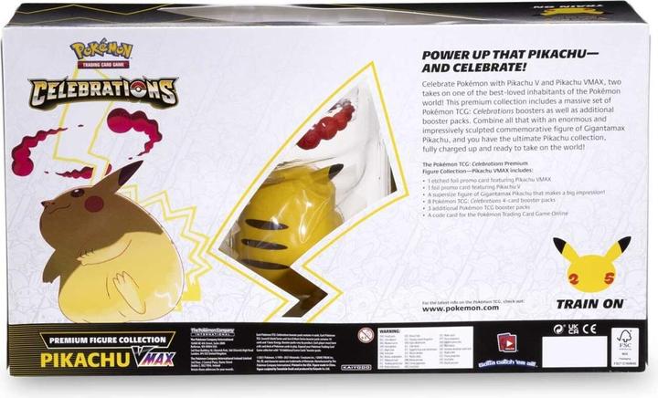 Produktbild Pokémon Celebrations Pikachu Vmax Premium Figure Collection (Englisch, Box Set & Collection)