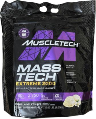 Image du produit Muscle Tech MuscleTech Mass Tech Extreme 2000 (Milk-shake à la vanille, 1 pcs, 2720 g)