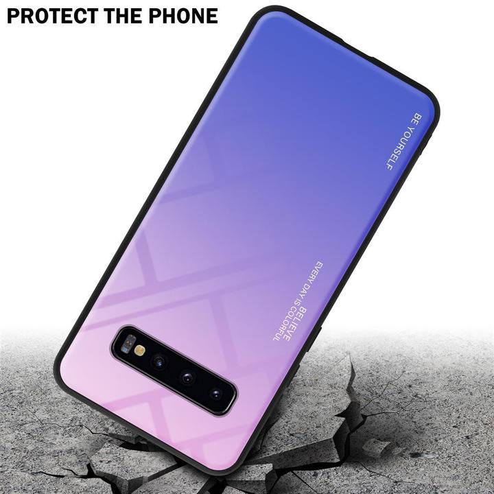 Actual product image Cadorabo TPU 2 colors glass cover (Samsung Galaxy S10+)