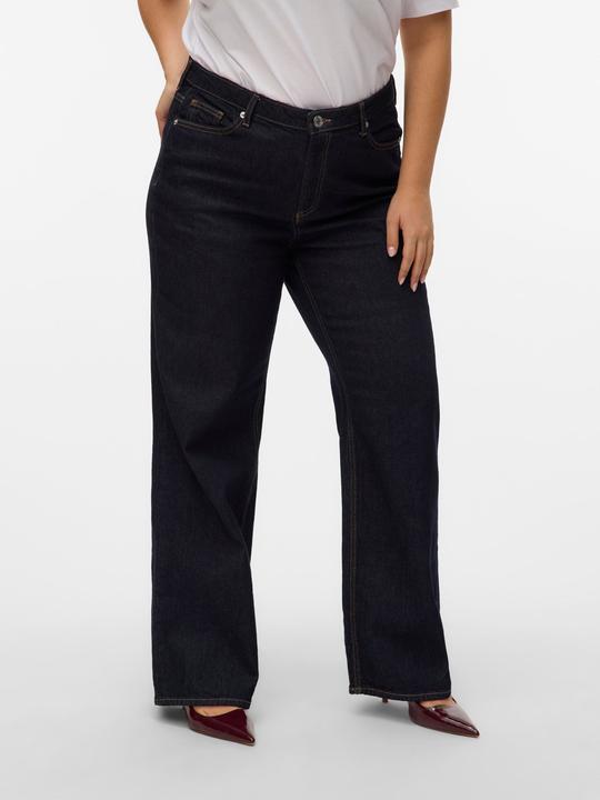 Image du produit Vero Moda VMCTESSA Hohe Taille Weiter Beinschnitt Jeans Weit geschnitten (46)