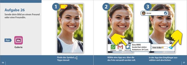 Produktbild Smartphonekurs für Senioren – Das Kursbuch für Android Handys (Deutsch, Gabriele Bruckmeier, 2023)