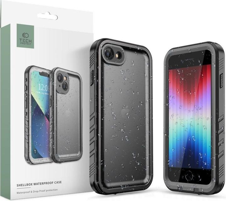 Actual product image Tech Technology protected CASE TECHNOLOGY PROTECTED BODY IP68 IPHONE 7/8/SE 2020/2022 Black universal (Apple iPhone 7)