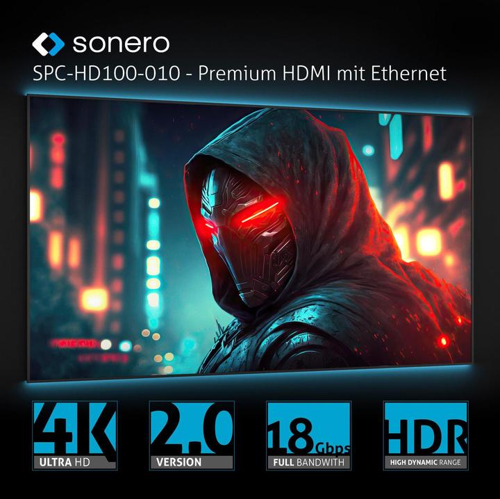 Produktbild Sonero HDMI – HDMI (1 m, HDMI)