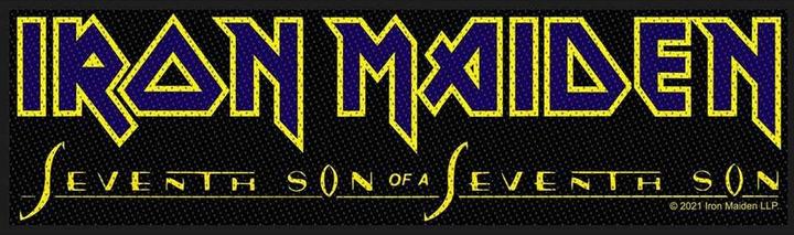 Produktbild Iron Maiden Siebter Sohn Strip Logo Aufnäher (1 x)