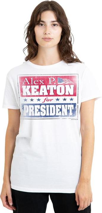 Actual product image Trevco Unisex Adult Alex for President T-Shirt (L)