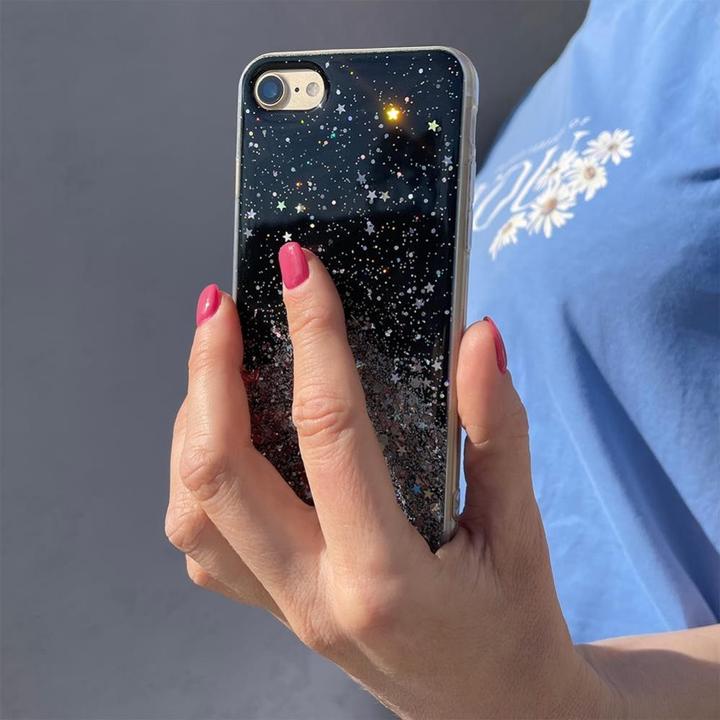 Actual product image Wozinsky Star Glitter Shining Cover for Xiaomi Redmi K40 Pro+ / K40 Pro / K40 / Poco F3 transparent (Xiaomi Poco F3, K40, Xiaomi Redmi K40 Pro+)