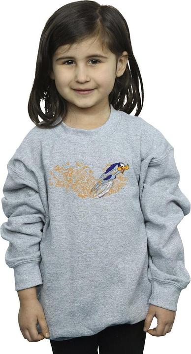 Actual product image Looney Tunes Girls ACME Doodles Road Runner Sweatshirt (140, 146)