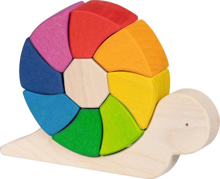 Actual product image Goki Building Blocks Cheeky Snail Pauline 10 Pieces