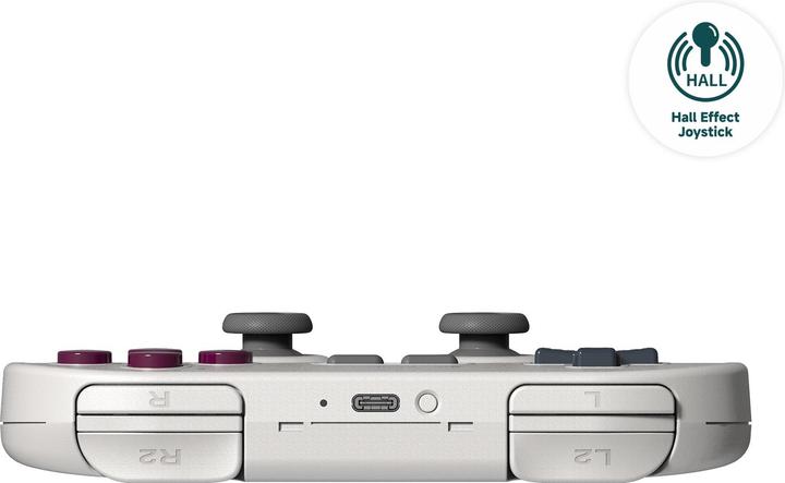 Productafbeelding 8bitdo SN30 Pro Bluetooth Controller, Hall Effect Joystick Update, Compatibel met Switch, PC, macOS (Switch, Windows, Mac, Android)
