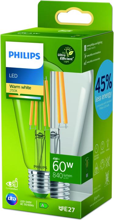 Produktbild Philips LED Classic (E27, 4 W, 840 lm, 1 x, A)