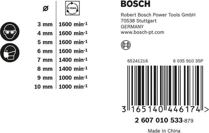 Immagine prodotto Bosch Professional Zubehör Set di punte per legno PRO. 8 pezzi. (5 mm, 6 mm, 7 mm, 8 mm, 9 mm, 10 mm, 3 mm, 4 mm)
