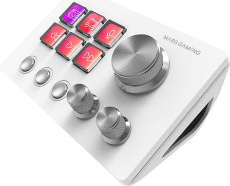 Immagine prodotto Mars Gaming Console De Streaming Msd-Two (Blanc) (Mac, Windows)