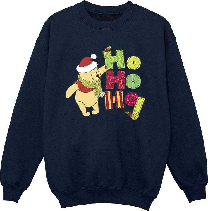 Produktbild Disney Winnie The Pooh Ho Ho Ho Scarf Sweatshirt Mädchen (152, 158)