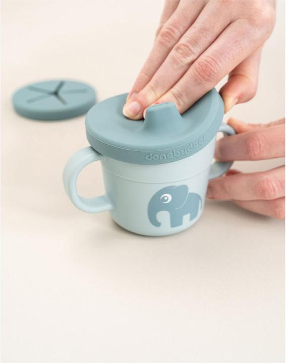 Produktbild Done by Deer Snack & Trinkbecher Set Elphee Blau