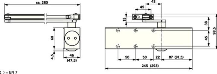 Produktbild Dormakaba Türschliesser TS 83 (Indoor)
