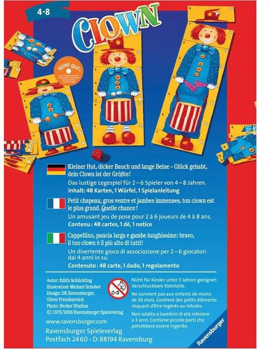 Immagine prodotto Ravensburger Clown (Tedesco, Francese, Italiano)