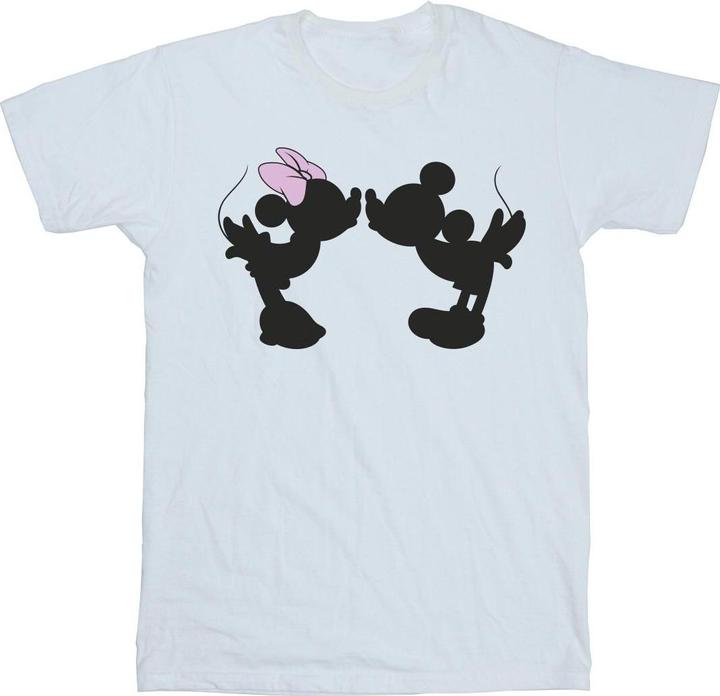 Immagine prodotto Disney Mickey Minnie Kiss Silhouette Maglietta Uomo (M)