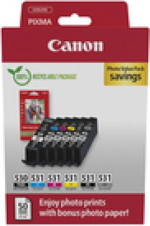 Canon PGI-530 / CLI-531 Photo Value Pack PGBK/C/M/Y/BK/GY (M, C, Y, FC, GY, PGBK)