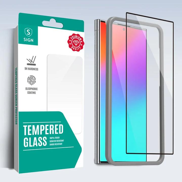Immagine prodotto SIGN Full Coverage Screen Protector for Samsung Galaxy S25 with Mounting Frame (Samsung Galaxy S25)