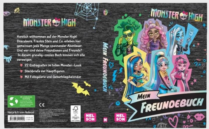 Produktbild Monster High: Mein Freundebuch (Deutsch, 2024)