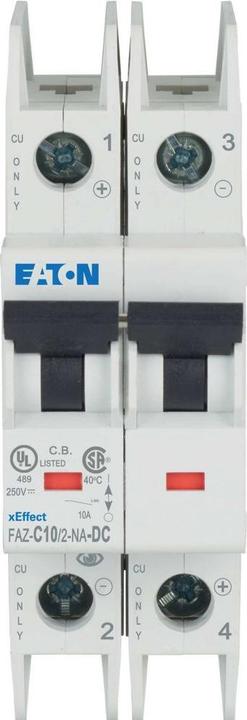 Actual product image Eaton Miniature circuit-breaker, 10 A, 2p, 120641