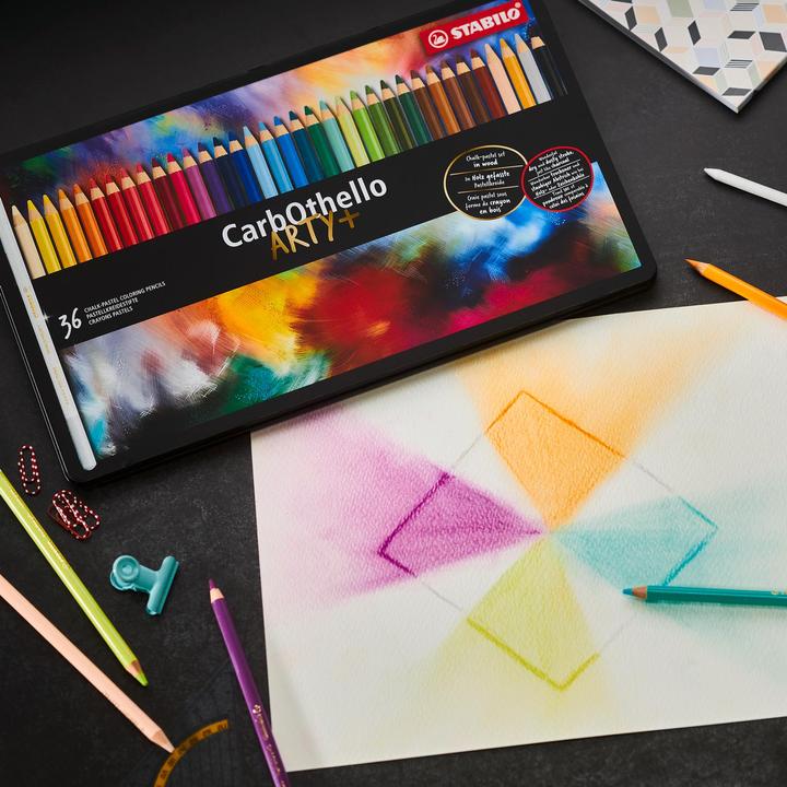 Actual product image STABILO CarbOthello Pastel Crayon (Multicoloured, 48 x)