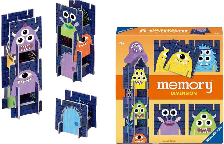 Actual product image Ravensburger 22467 - memory® Dimension. The classic memory® game with attractive added value. For (German, Spanish, French, Dutch, Italian, Portuguese, English)